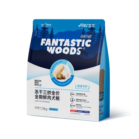 Air Freeze-dried Three-in-One full-price, full-life fresh meat dog food Chicken formula suitable for all age groups, intestinal protection 1.5kg/5kg Air Freeze-dried Three-in-One full-price, full-life fresh meat dog food Chicken formula suitable for all age groups, intestinal protection 1.5kg/5kg